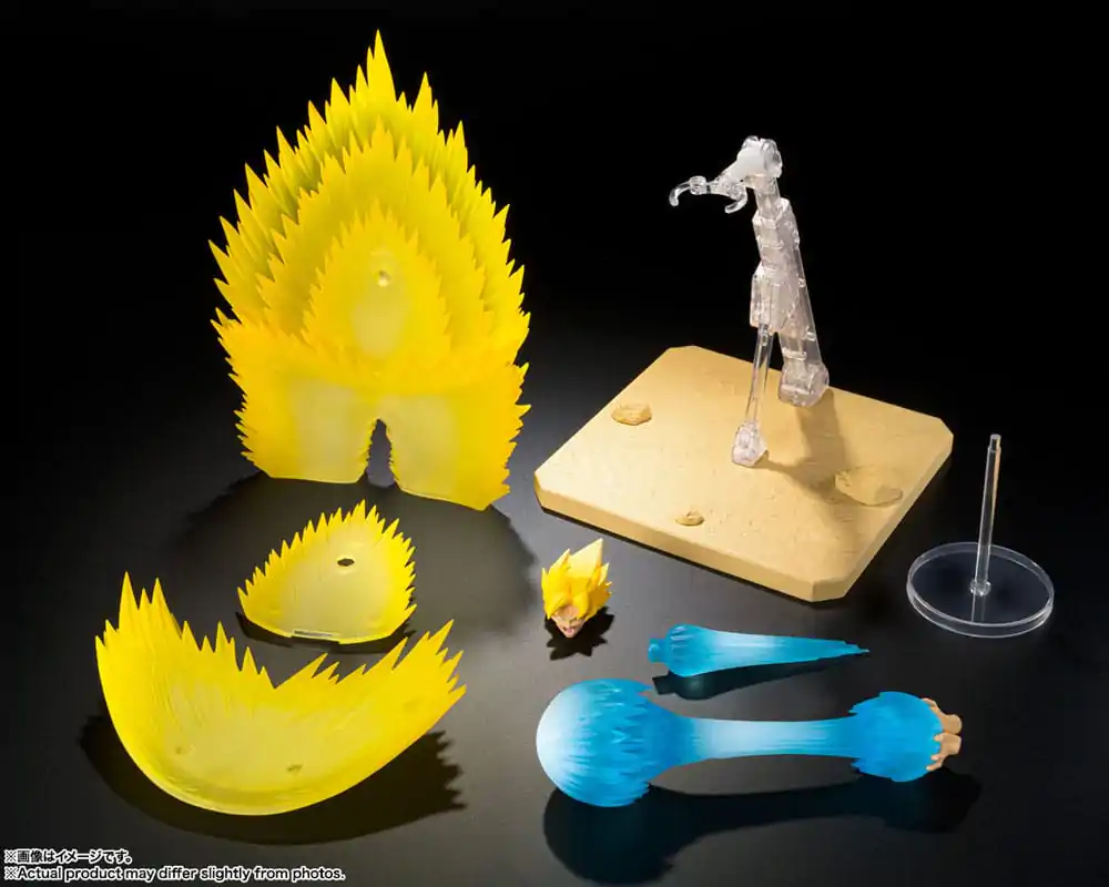 Dragon Ball Z S.H. Figuarts Son Goku's Effekt Parts Set Teleport Kamehameha figura kiegészítő csomag termékfotó