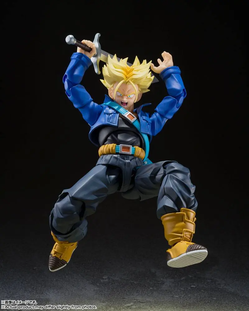 Dragon Ball Z S.H. Figuarts Super Saiyan Trunks (The Boy From The Future) akciófigura 14 cm termékfotó