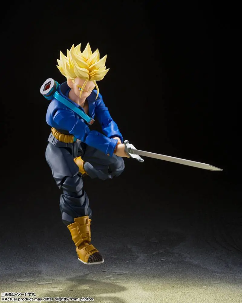 Dragon Ball Z S.H. Figuarts Super Saiyan Trunks (The Boy From The Future) akciófigura 14 cm termékfotó