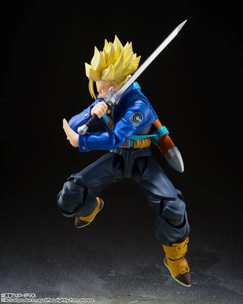 Dragon Ball Z S.H. Figuarts Super Saiyan Trunks (The Boy From The Future) akciófigura 14 cm termékfotó