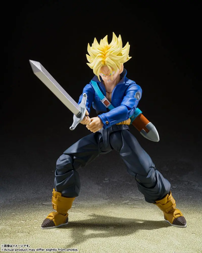 Dragon Ball Z S.H. Figuarts Super Saiyan Trunks (The Boy From The Future) akciófigura 14 cm termékfotó