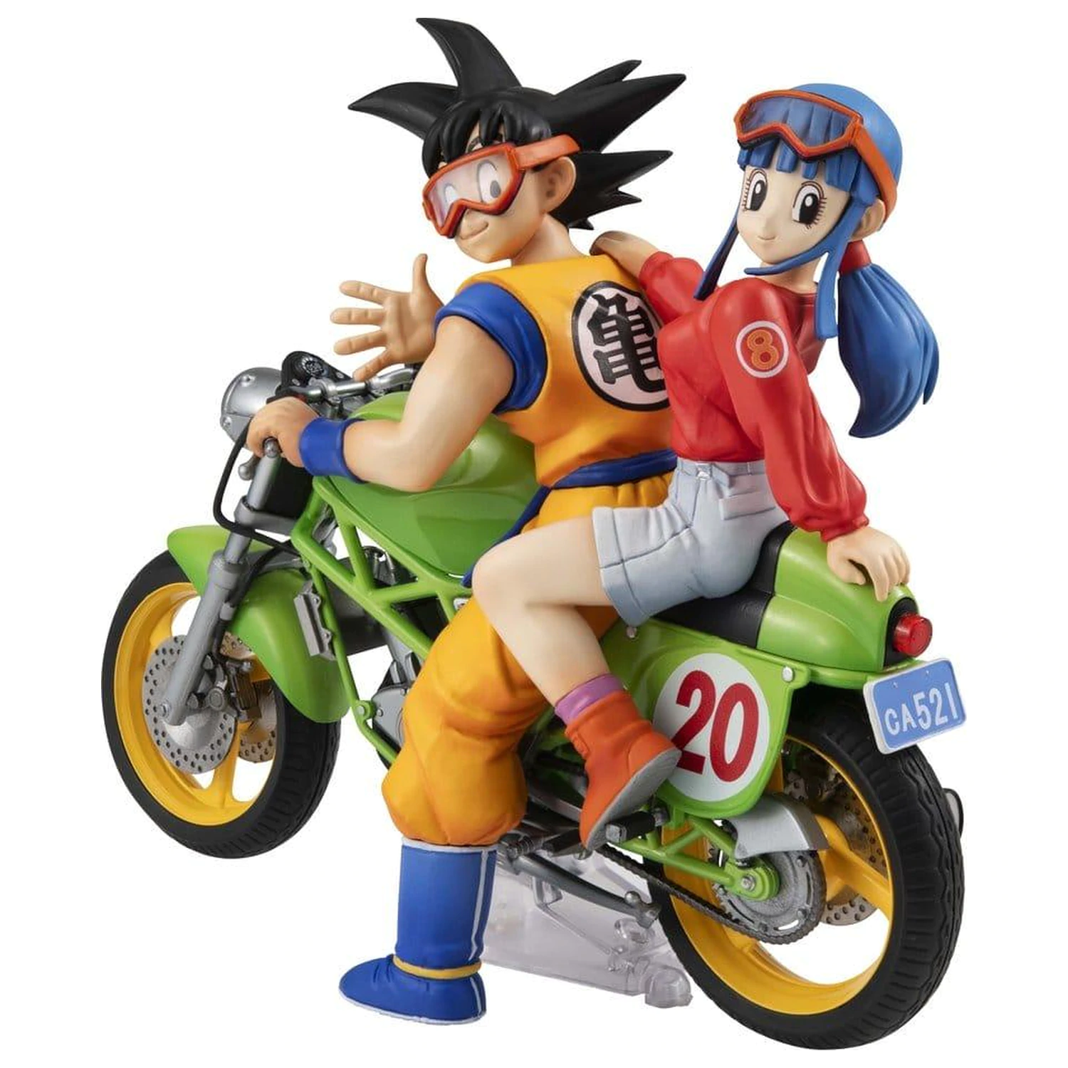 Dragon Ball Z Son Goku & Chichi szobor figura Desktop Real McCoy 15cm termékfotó