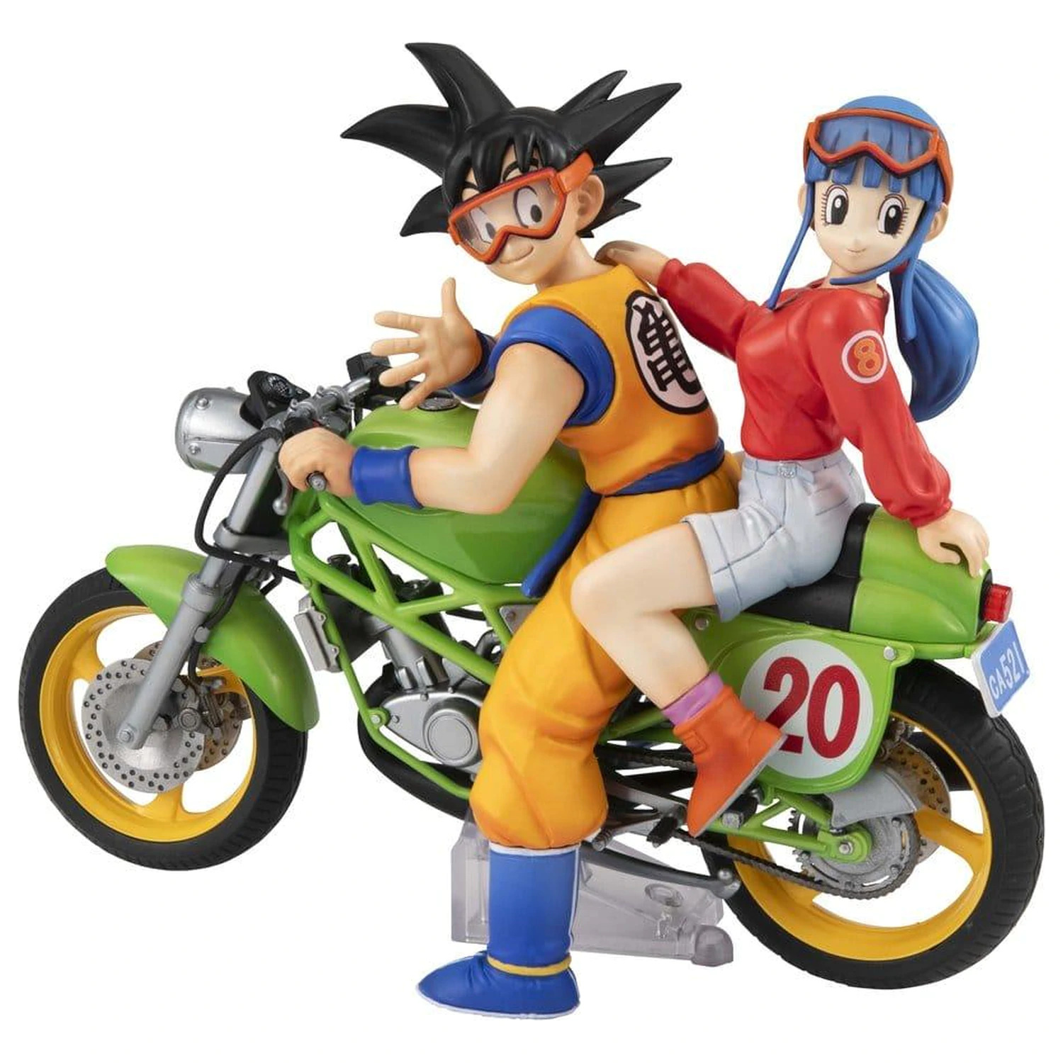 Dragon Ball Z Son Goku & Chichi szobor figura Desktop Real McCoy 15cm termékfotó
