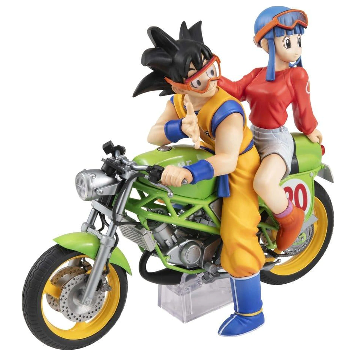 Dragon Ball Z Son Goku & Chichi szobor figura Desktop Real McCoy 15cm termékfotó