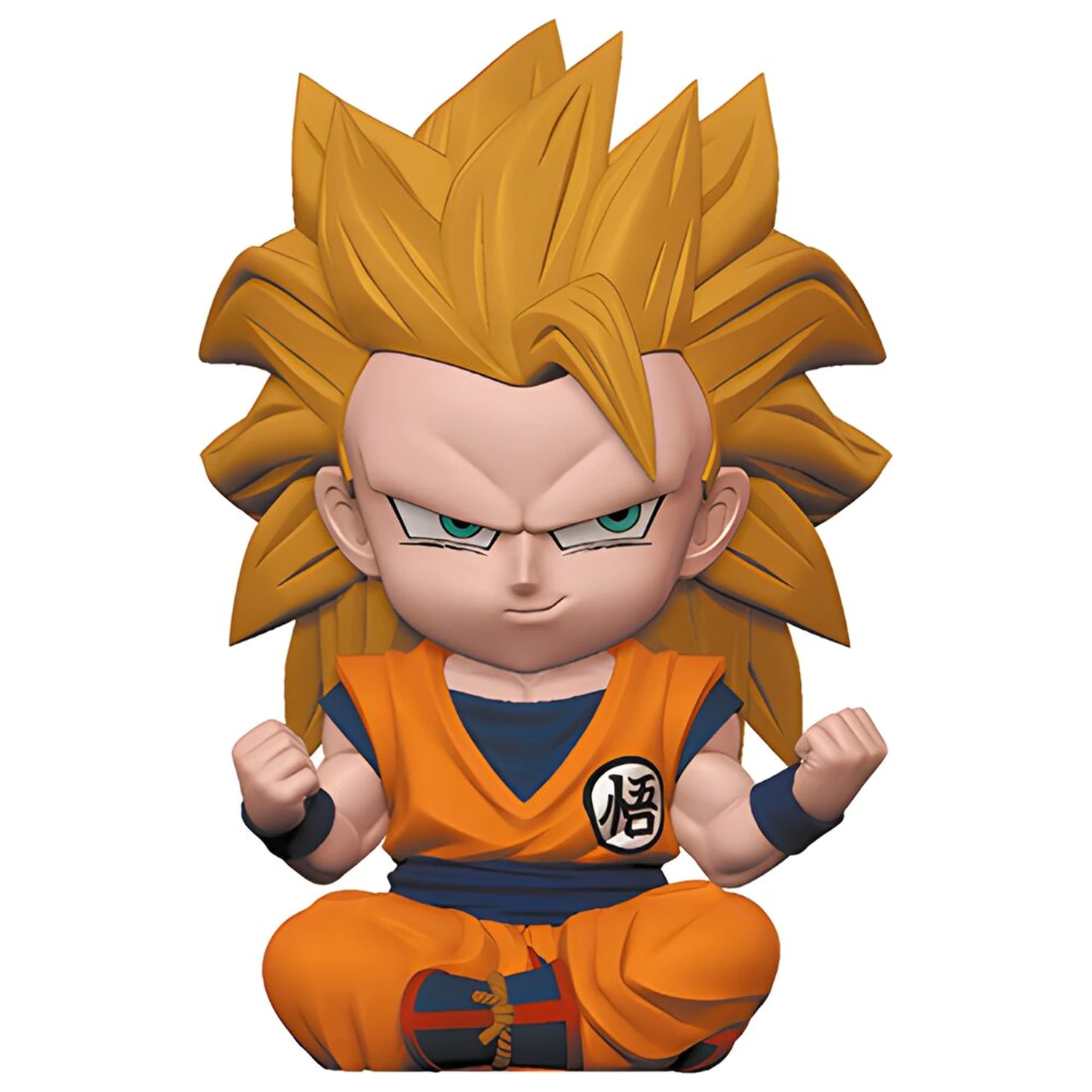 Dragon Ball Z Son Goku  Super Saiyan 3 persely figura 15cm termékfotó