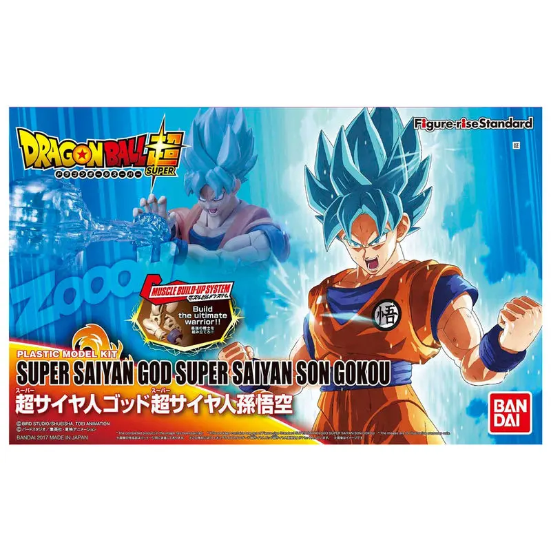 Dragon Ball Z Szuper Csillagharcos Isten Szuper Csillagharcos Son Goku modell készlet figura 14cm termékfotó