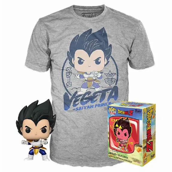 Dragon Ball Z Vegeta Funko POP figura és póló csomag termékfotó