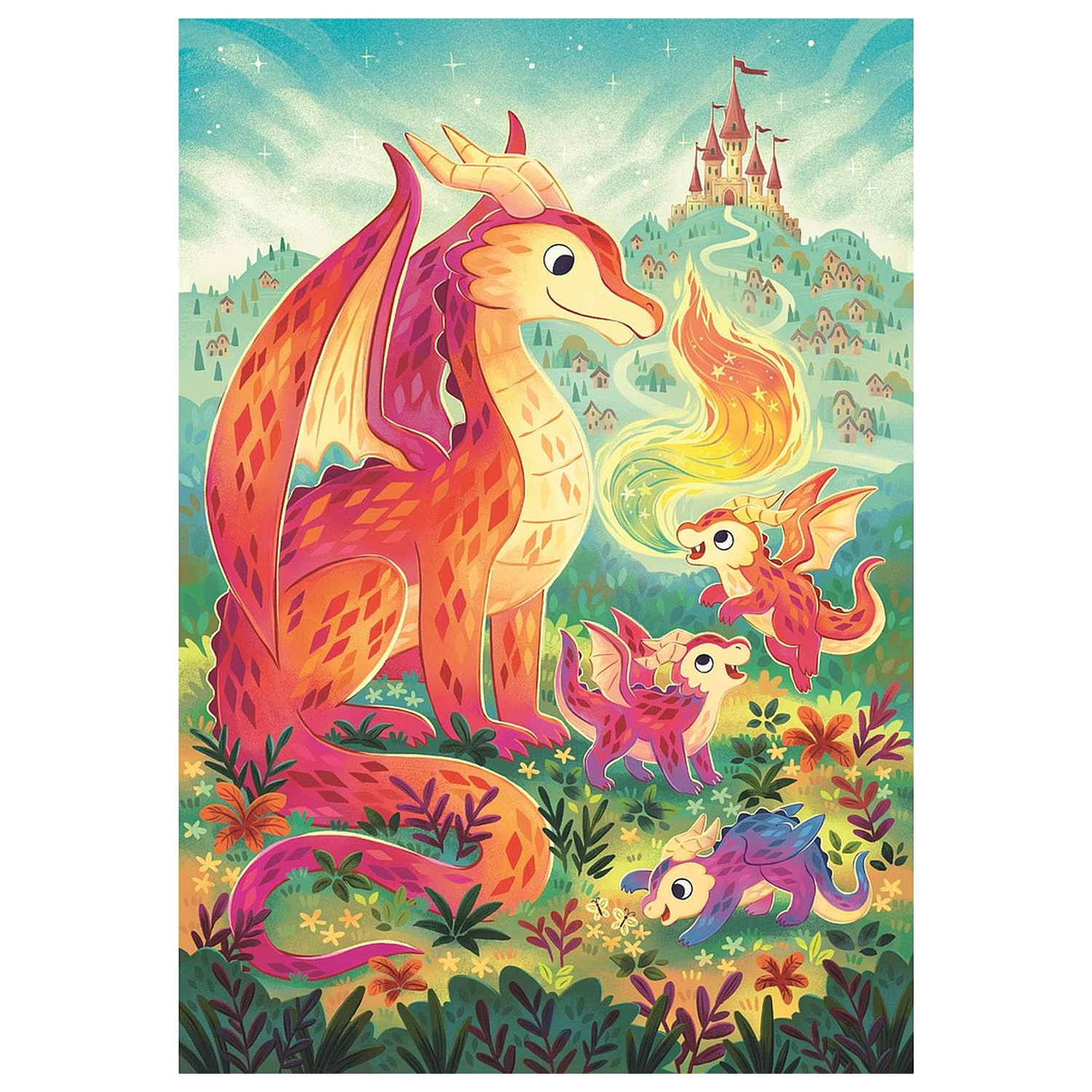 Dragon Family 60 db-os puzzle Clementoni termékfotó