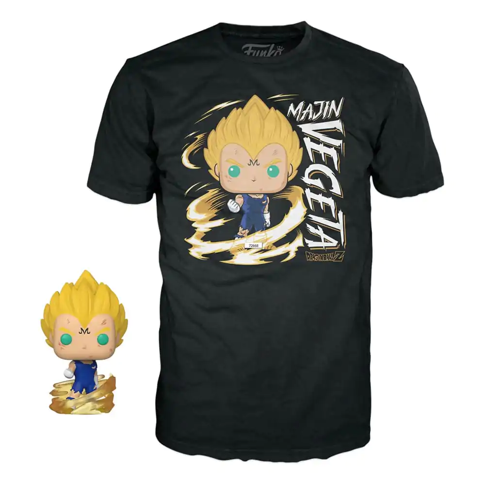 Funko POP figura és póló csomag Dragonball Z Majin Vegeta (GW) termékfotó