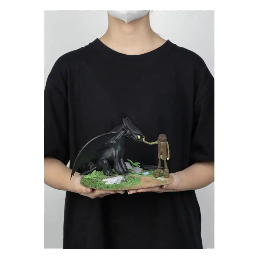 Dragons D-Stage Toothless &amp; Hiccup PVC Diorama figura 15 cm termékfotó