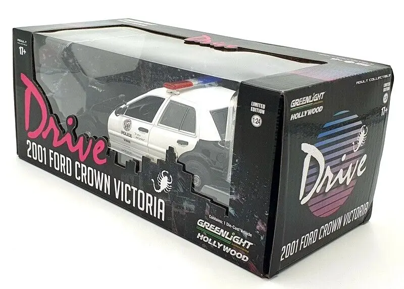 Drive (2011) Diecast Model 1/24 2001 Ford Crown Victoria Police Interceptor LAPD termékfotó
