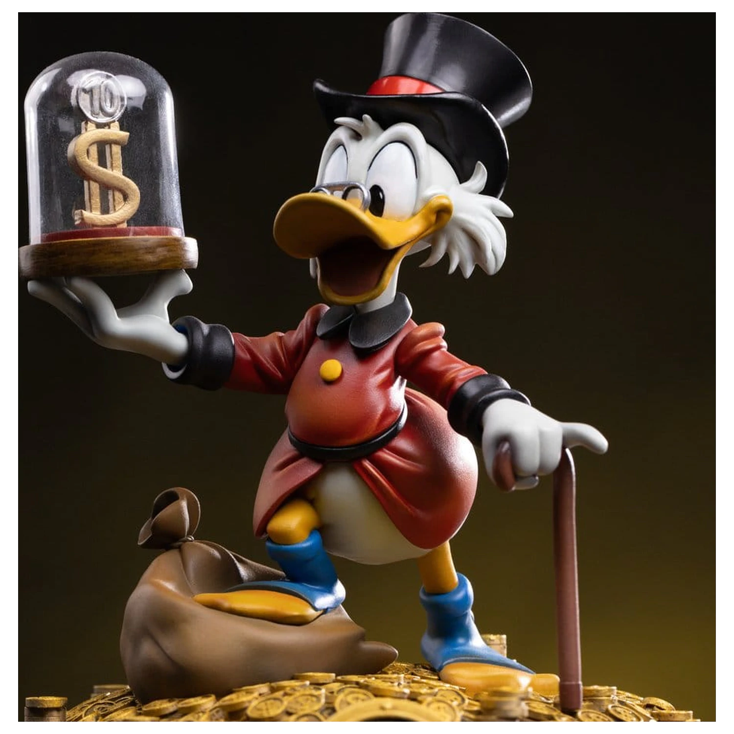 Duck Tales Art Scale 1/10 Uncle Scrooge McDuck szobor figura 17 cm termékfotó