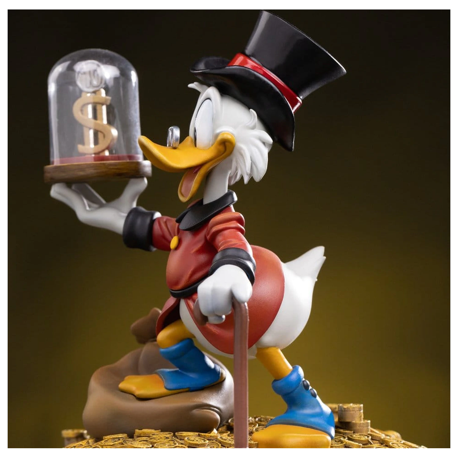 Duck Tales Art Scale 1/10 Uncle Scrooge McDuck szobor figura 17 cm termékfotó