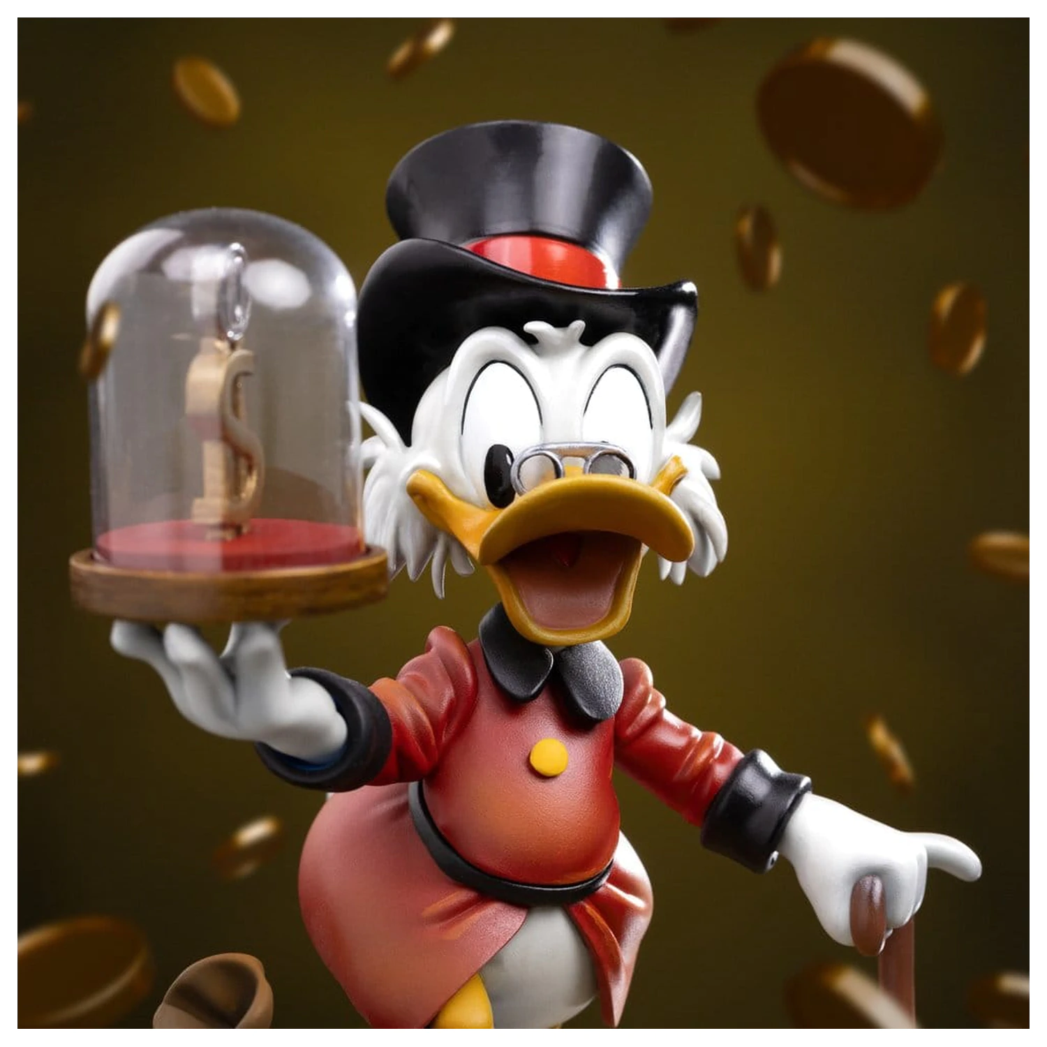 Duck Tales Art Scale 1/10 Uncle Scrooge McDuck szobor figura 17 cm termékfotó