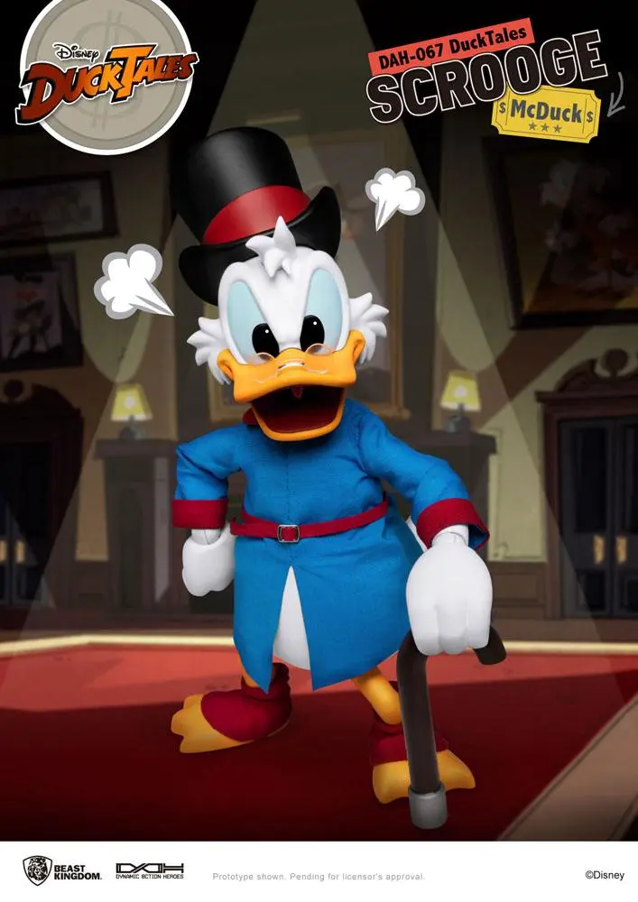 DuckTales Dynamic 8ction Heroes 1/9 Scrooge McDuck akciófigura 16 cm termékfotó