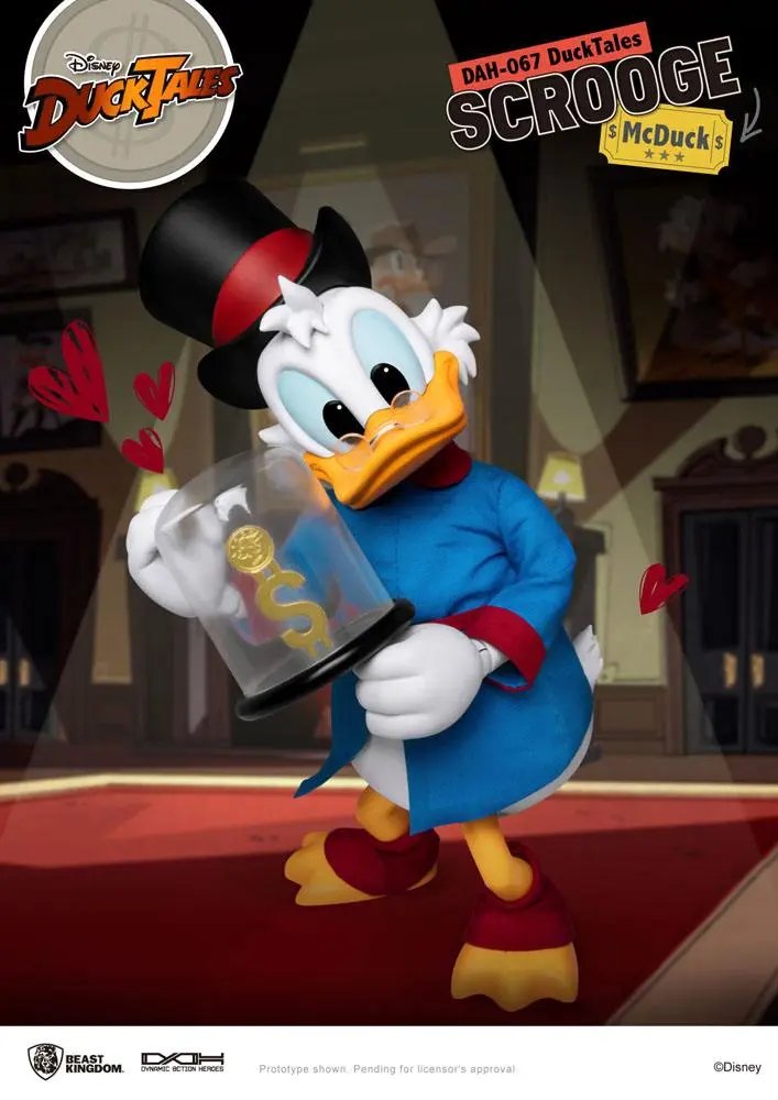 DuckTales Dynamic 8ction Heroes 1/9 Scrooge McDuck akciófigura 16 cm termékfotó