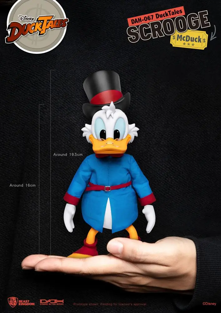DuckTales Dynamic 8ction Heroes 1/9 Scrooge McDuck akciófigura 16 cm termékfotó