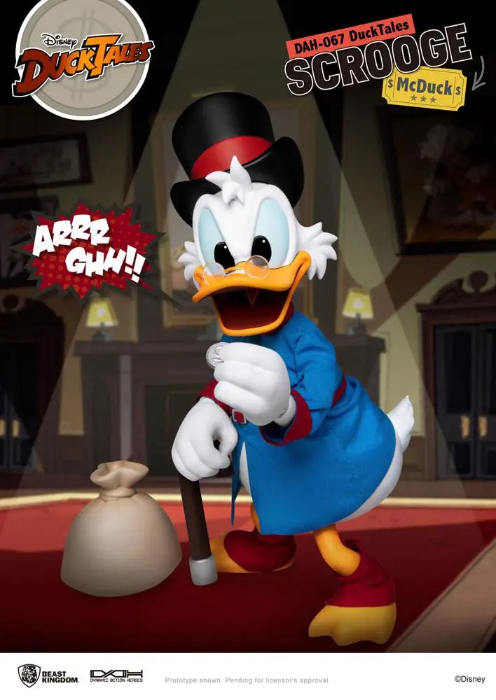 DuckTales Dynamic 8ction Heroes 1/9 Scrooge McDuck akciófigura 16 cm termékfotó