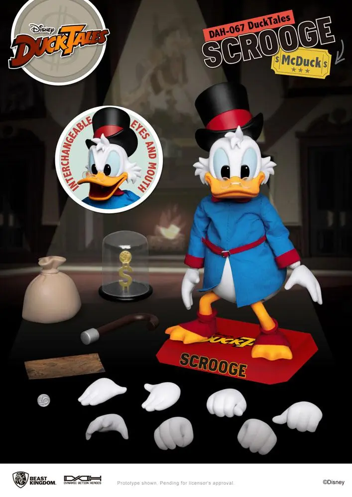 DuckTales Dynamic 8ction Heroes 1/9 Scrooge McDuck akciófigura 16 cm termékfotó