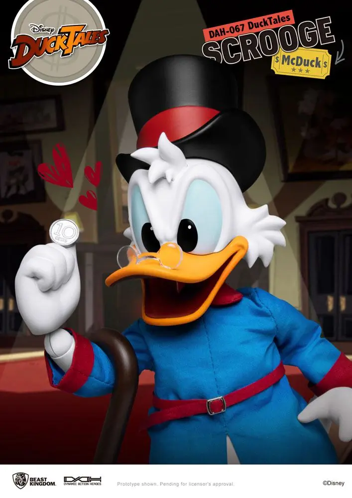 DuckTales Dynamic 8ction Heroes 1/9 Scrooge McDuck akciófigura 16 cm termékfotó