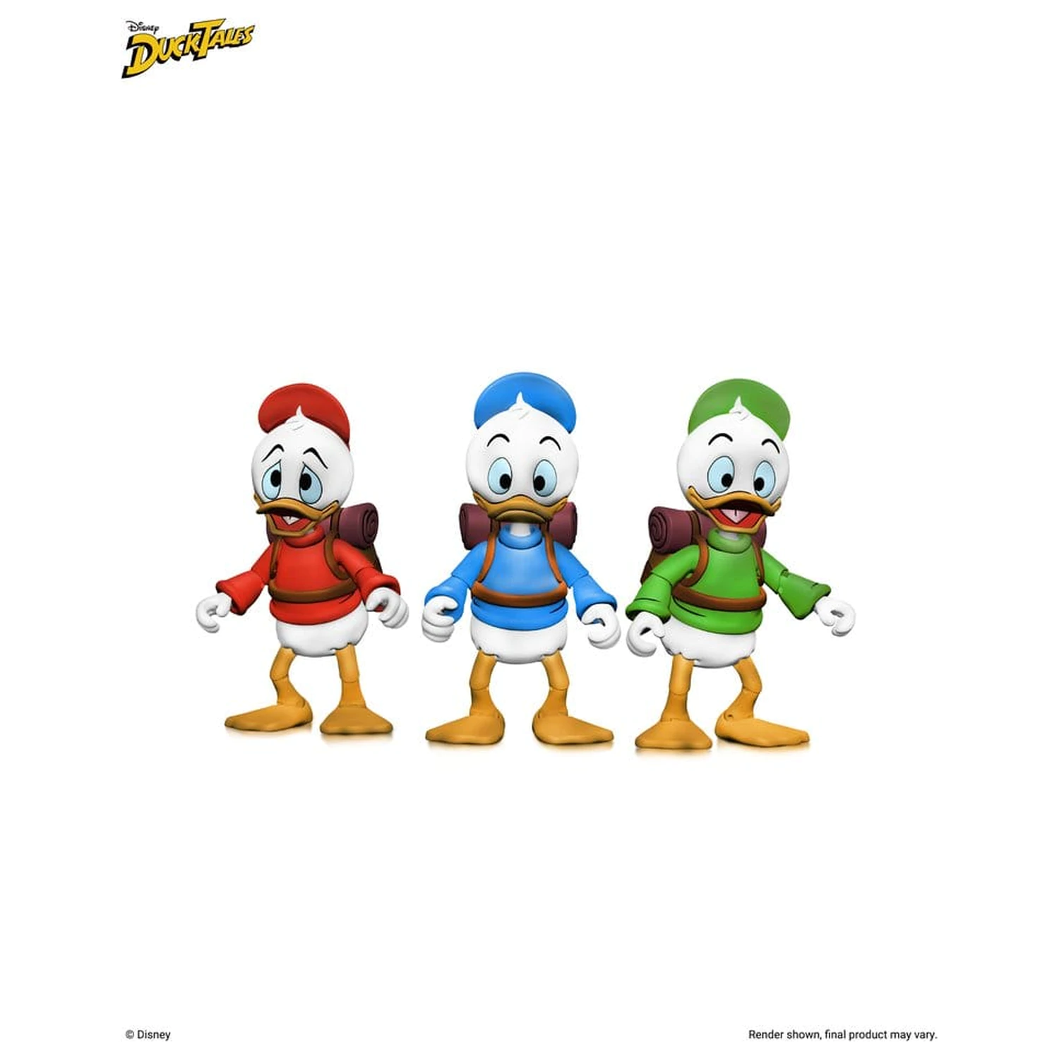 DuckTales Ultimate Huey, Dewey, and Louie 3 db-os akciófigura csomag 18 cm termékfotó