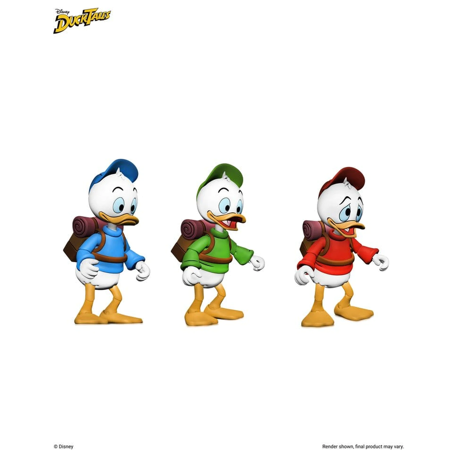 DuckTales Ultimate Huey, Dewey, and Louie 3 db-os akciófigura csomag 18 cm termékfotó