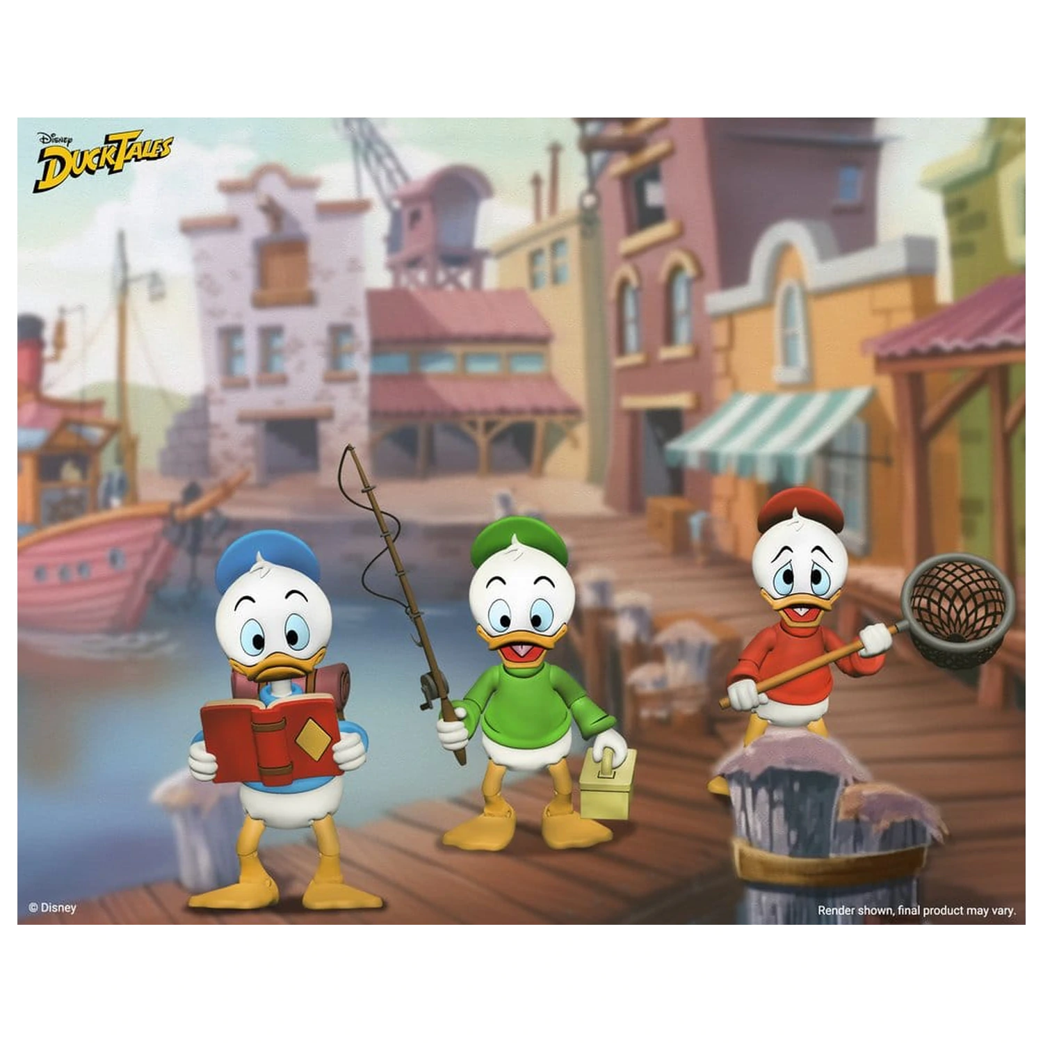 DuckTales Ultimate Huey, Dewey, and Louie 3 db-os akciófigura csomag 18 cm termékfotó