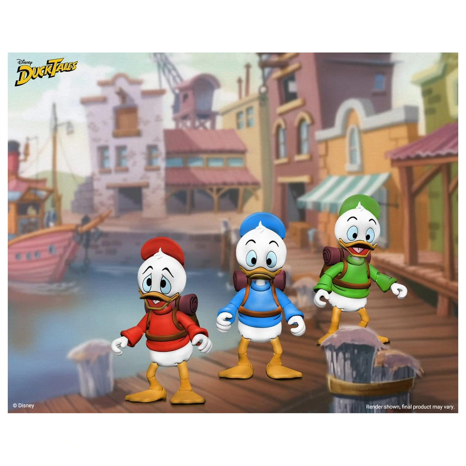 DuckTales Ultimate Huey, Dewey, and Louie 3 db-os akciófigura csomag 18 cm termékfotó