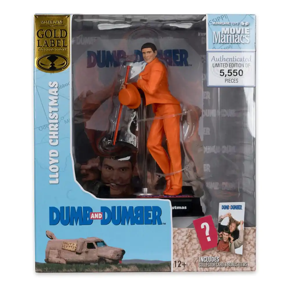 Dumb and Dumber Movie Maniacs Lloyd Christmas (Gold Label) PVC szobor figura 15 cm termékfotó