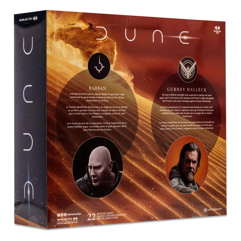 Dune: Part Two Gurney Halleck & Rabban 2 db-os akciófigura csomag 18 cm termékfotó