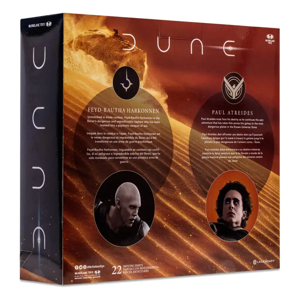 Dune: Part Two Paul Atreides & Feyd-Rautha Harkonnen 2 db-os akciófigura csomag 18 cm termékfotó