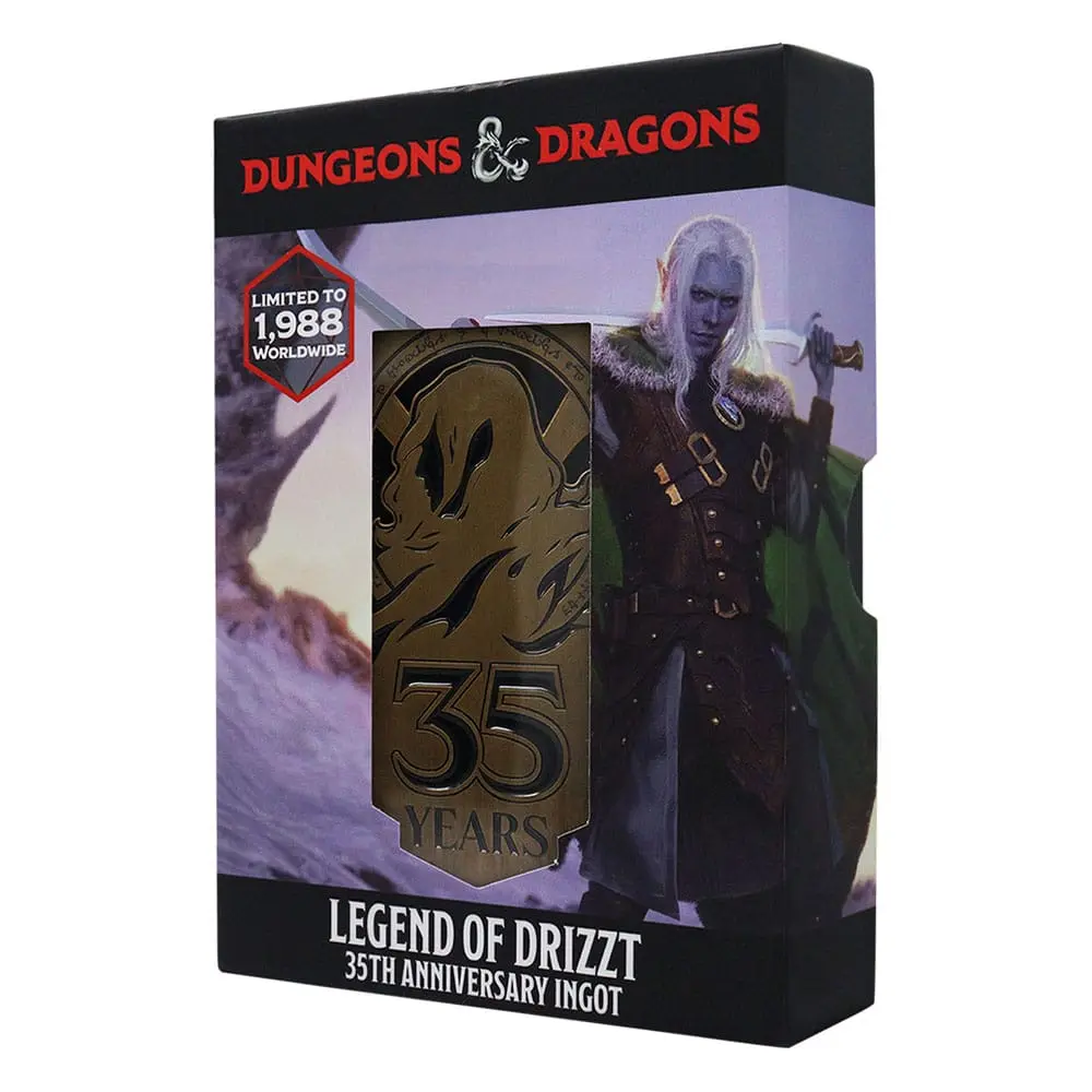 Dungeons & Dragons Metallbarren 35th Anniversary Legend of Drizzt Limited Edition termékfotó