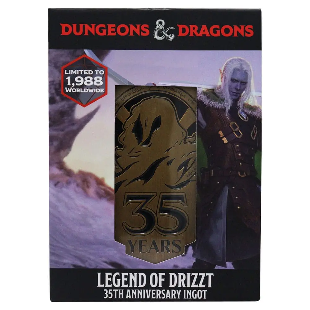 Dungeons & Dragons Metallbarren 35th Anniversary Legend of Drizzt Limited Edition termékfotó