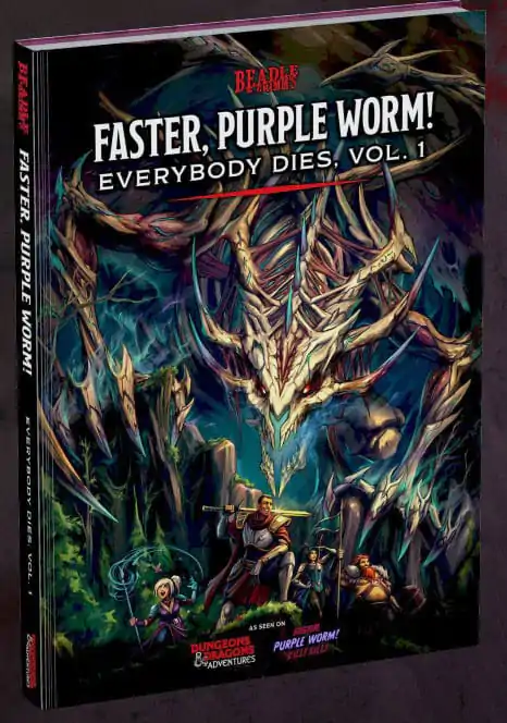 Dungeons & Dragons Adventure Book Faster, Purple Worm termékfotó