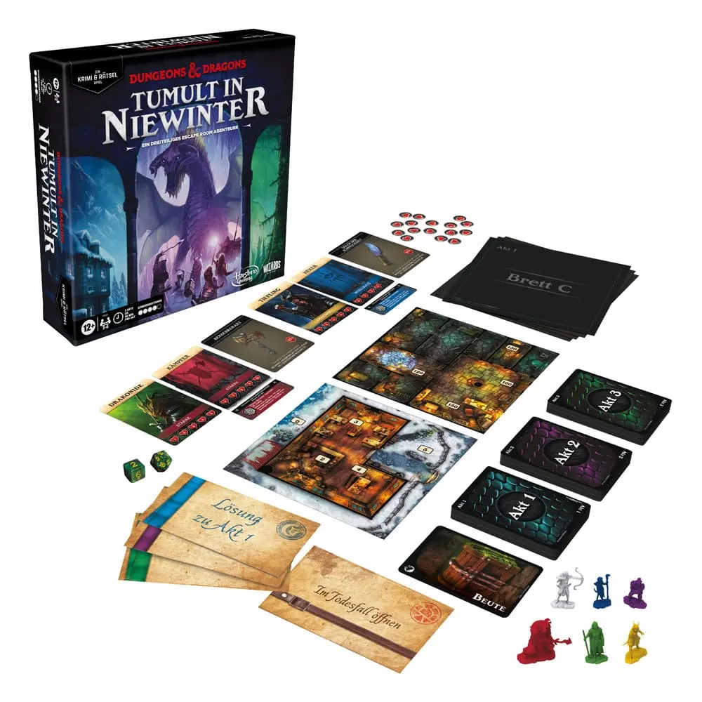 Dungeons &amp; Dragons Brettspiel Tumult in Niewinter Német nyelvű termékfotó