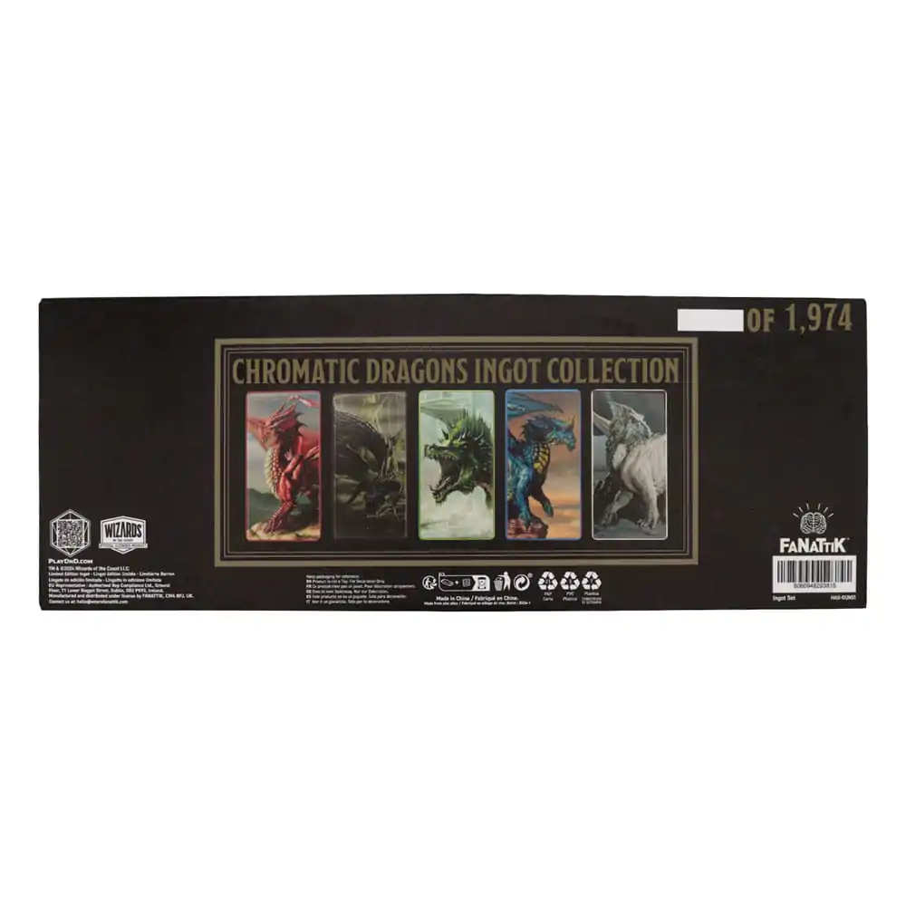 Dungeons & Dragons Ingot Set Chromatic Dragons Ingot termékfotó