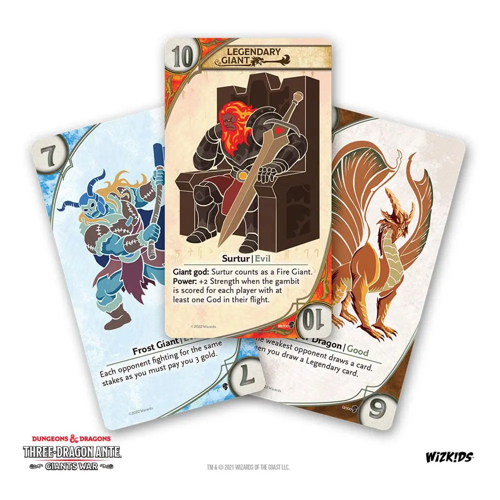 Dungeons &amp; Dragons Expansion Three-Dragon Ante: Giants War Angol nyelvű kártyajáték termékfotó