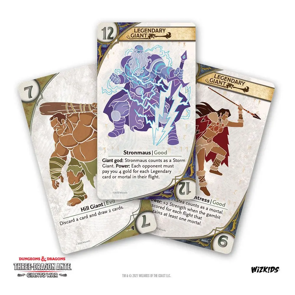 Dungeons &amp; Dragons Expansion Three-Dragon Ante: Giants War Angol nyelvű kártyajáték termékfotó