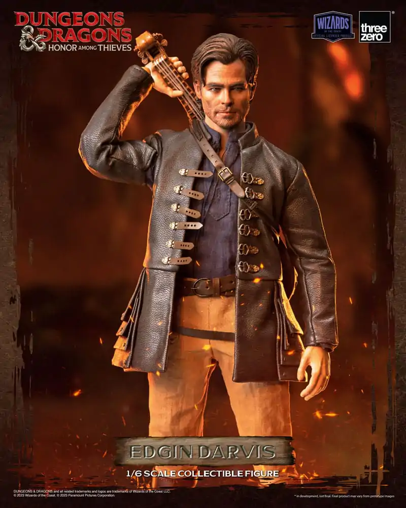 Dungeons &amp; Dragons FigZero 1/6 Honor Among Thieves Edgin Darvis akciófigura 31 cm termékfotó