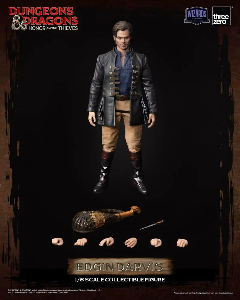 Dungeons &amp; Dragons FigZero 1/6 Honor Among Thieves Edgin Darvis akciófigura 31 cm termékfotó
