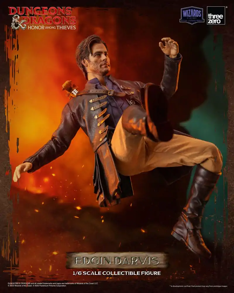 Dungeons &amp; Dragons FigZero 1/6 Honor Among Thieves Edgin Darvis akciófigura 31 cm termékfotó