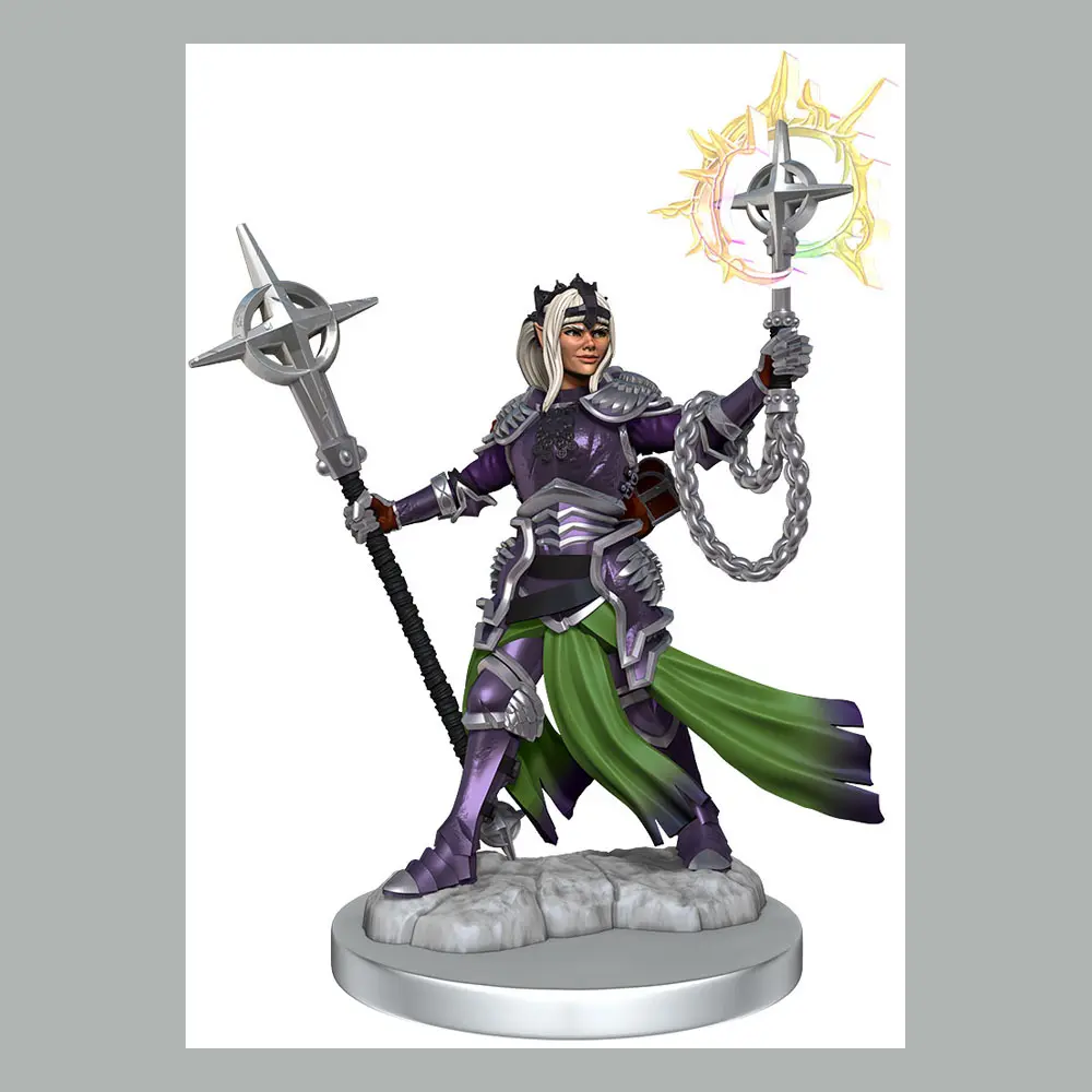 Dungeons &amp; Dragons Frameworks Miniature Female Elf Paladin modell készlet termékfotó