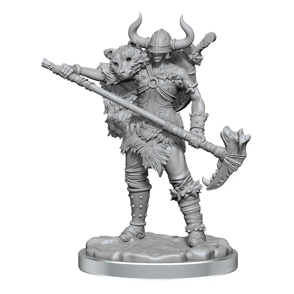 Dungeons & Dragons Frameworks Miniature Human Barbarian Female modell készlet termékfotó