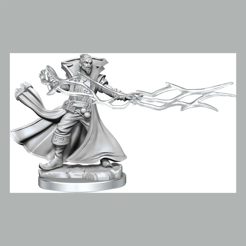 Dungeons &amp; Dragons Frameworks Miniature Male Human Sorcerer modell készlet termékfotó