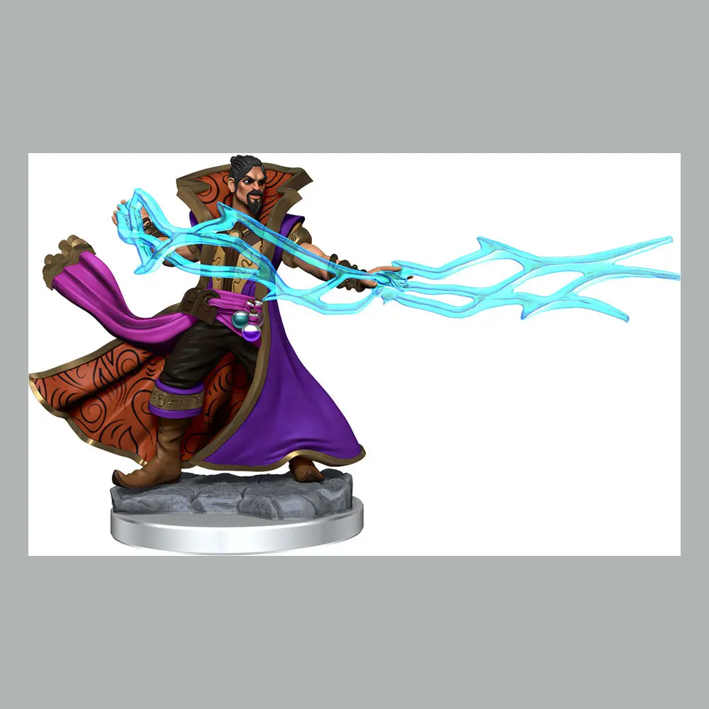 Dungeons &amp; Dragons Frameworks Miniature Male Human Sorcerer modell készlet termékfotó