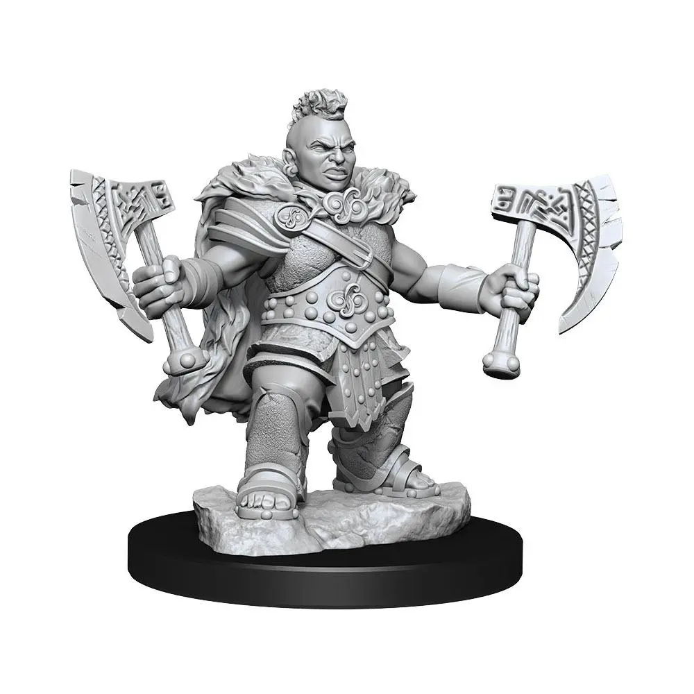 Dungeons &amp; Dragons Frameworks Miniature modell készlet Dwarf Barbarian Female termékfotó