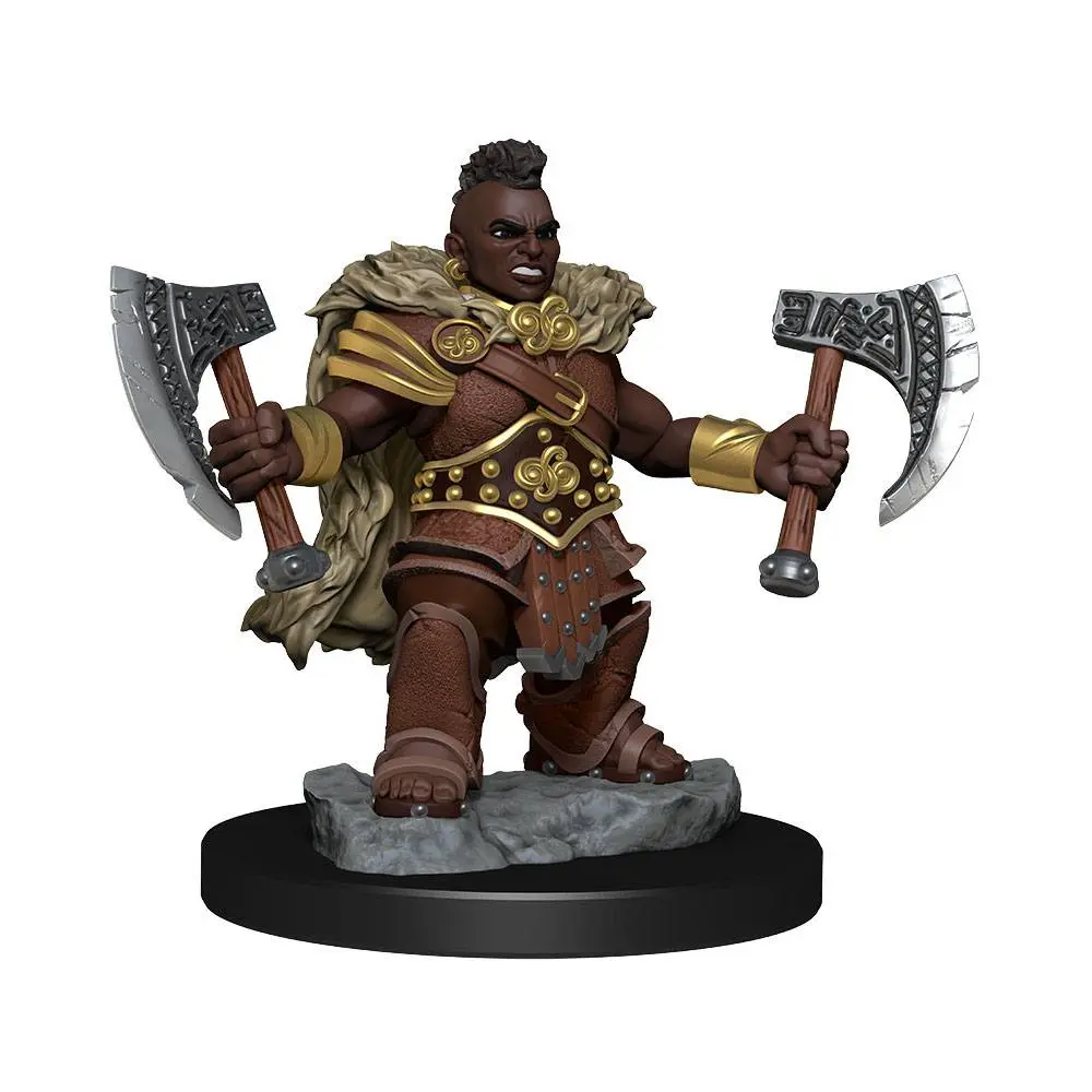 Dungeons &amp; Dragons Frameworks Miniature modell készlet Dwarf Barbarian Female termékfotó