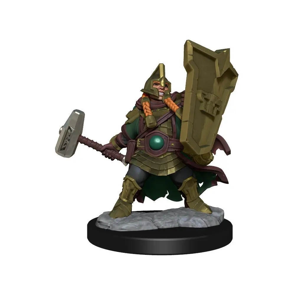 Dungeons &amp; Dragons Frameworks Miniature modell készlet Dwarf Cleric Female termékfotó