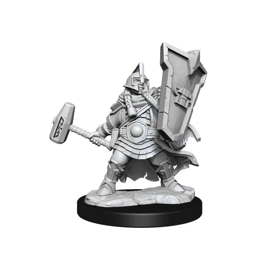 Dungeons &amp; Dragons Frameworks Miniature modell készlet Dwarf Cleric Female termékfotó
