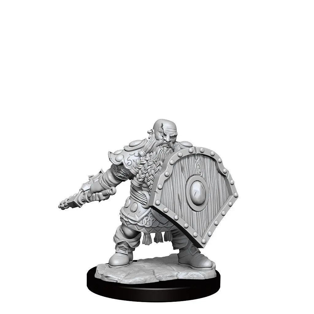 Dungeons &amp; Dragons Frameworks Miniature modell készlet Dwarf Fighter Male termékfotó